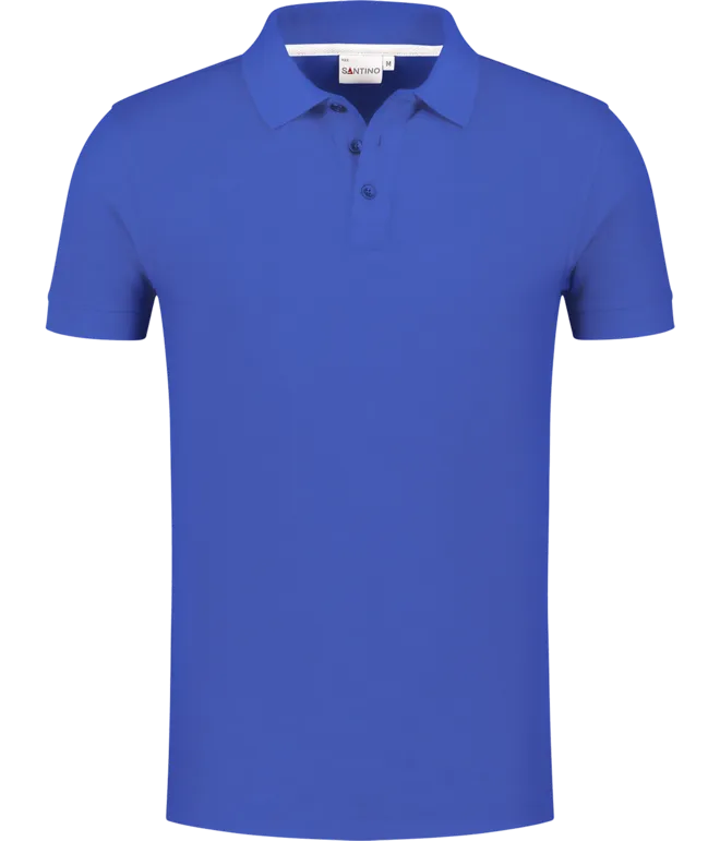 Heren Polo Santino Max in Heren Polo Santino Max Royal Blue