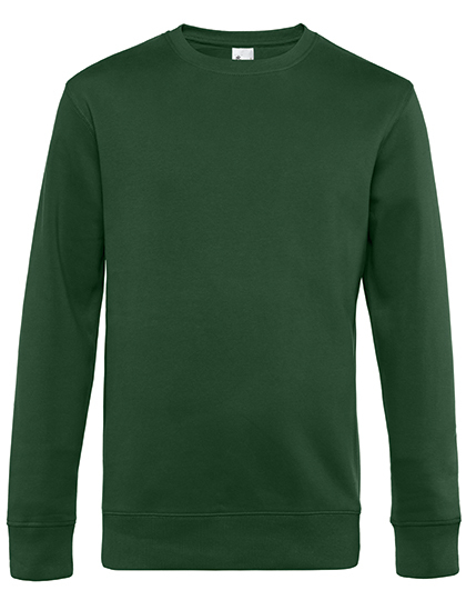 Heren Sweater B&C KING WU01K Bottle Green