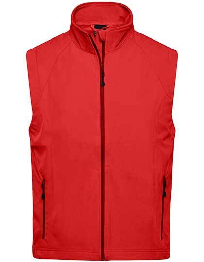 Heren Softshell Bodywarmer Daiber JN1022 Rood