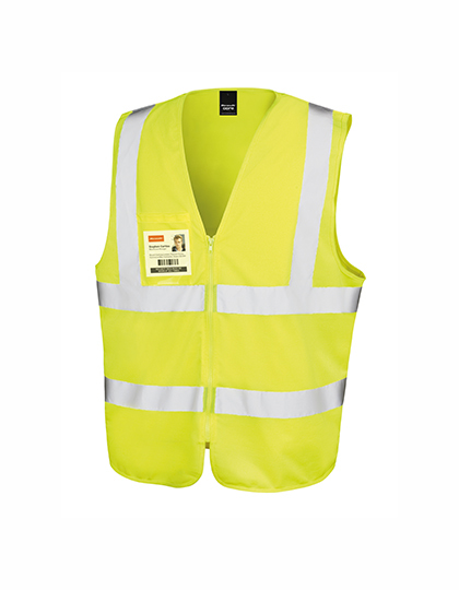 Veiligheidshesje EN471 klasse 2 Result R202X Fluorescend Yellow