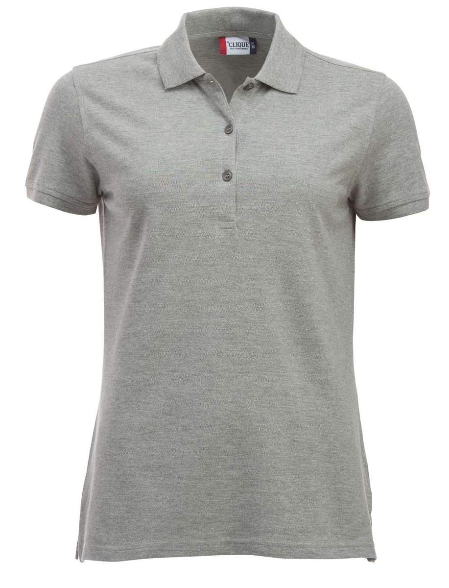 Dames Polo Clique Classic Marion 028246 - Grijs Melange