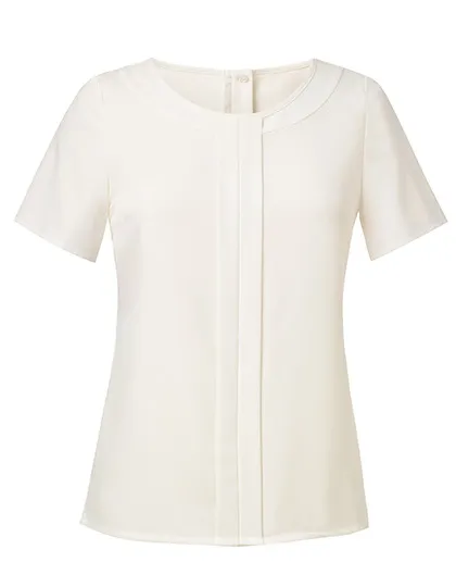 Dames Blouse Korte Mouw Brook Taverner Felina 2265 in Dames Blouse Korte Mouw Brook Taverner Felina 2265 Cream