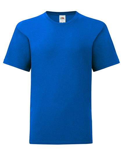 Kinder T-shirt Fruit of the Loom 61-023-0 Iconic - Royal Blue
