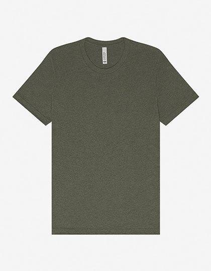 Heren T-shirt Bella 3001CVC - Heather Military Green
