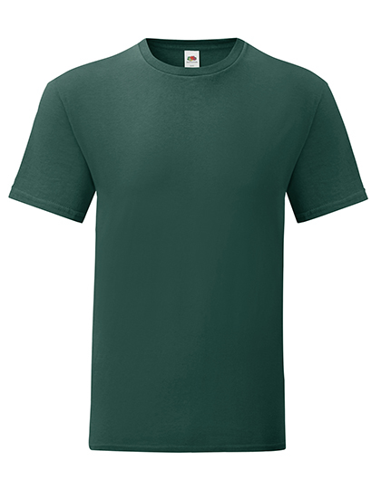Heren T-shirt Fruit of the loom 61-430-0 - Forest Green