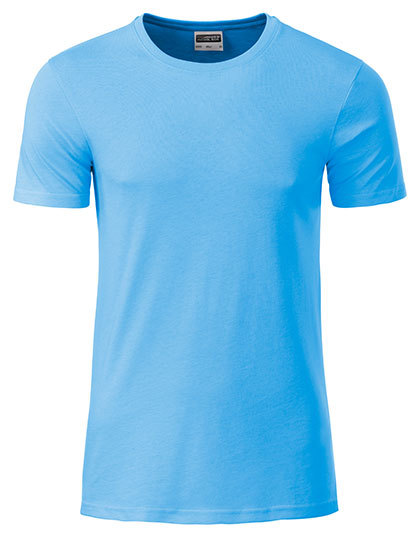 Heren T-shirt Daiber Basic-T 8008 - Sky Blue