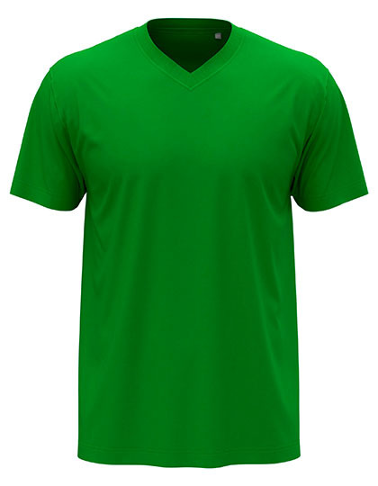 Heren T-shirt V Hals Stedman Classic-T ST2300 - Kelly Green