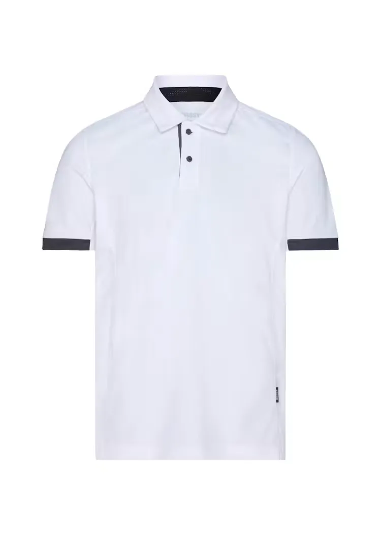 DASSY Polo Traxion Next 710079 in DASSY Polo Traxion Next 710079 WIT-ANTRACIET GRIJS