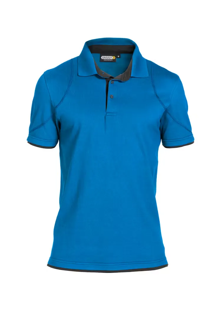 DASSY Polo Orbital 710011 in DASSY Polo Orbital 710011 AZUUR BLAUW-ANTRACIET GRIJS