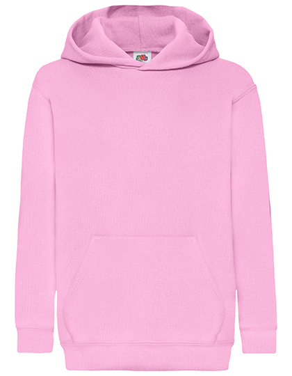 Kinder Hooded sweaters Fruit of the Loom 62-034-0 licht rose