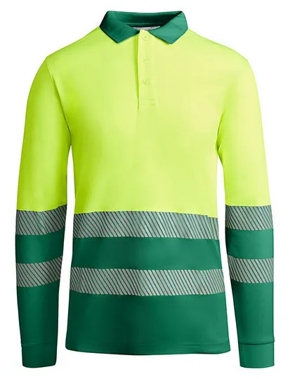 Veiligheid Polo Lange Mouw Roly HV9319 in Veiligheid Polo Lange Mouw Roly HV9319 Garden Green-Fluo Geel