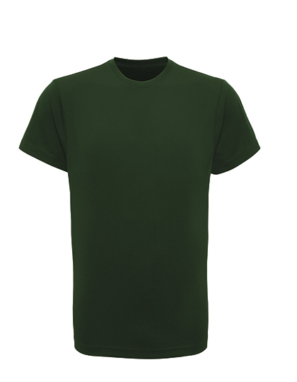 Heren Sportshirt TriDri Hexoflage performance TR010 Bottle Green