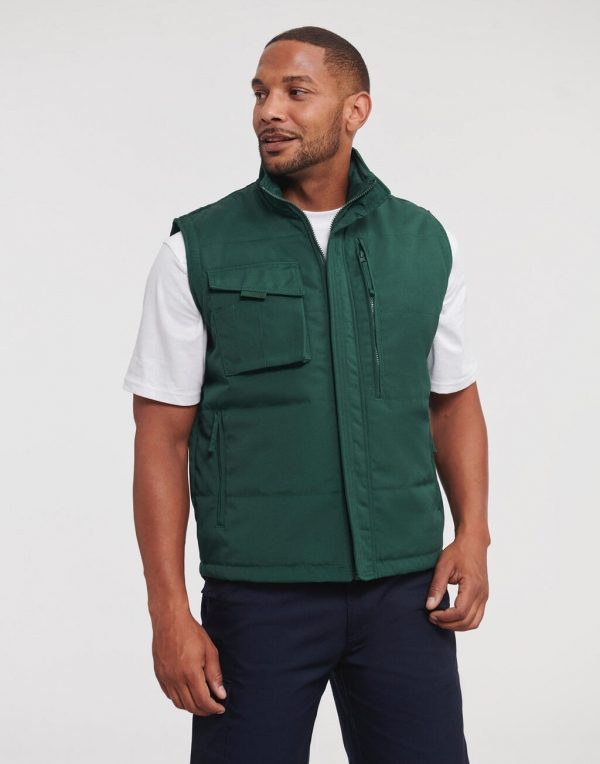 Heren Bodywarmer Workwear Russell 0R014M0