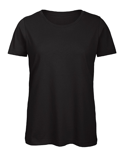 Dames T-shirt Biologisch B&C Inspire TW043 - Black