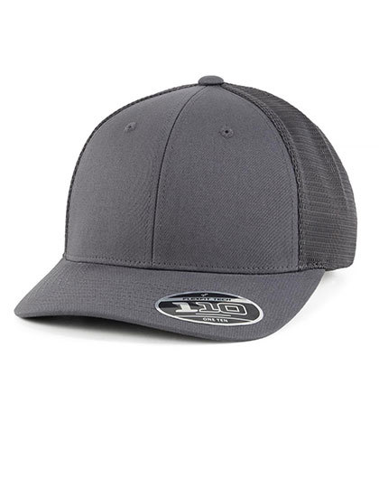 Flexfit Dia Double Mesh Trucker Cap 110DMT Dark Grey