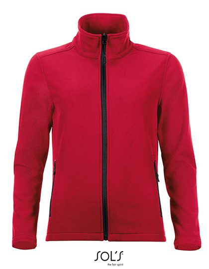 Goedkope Dames Softshell Jas Sols Race 01194 peper Rood