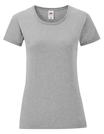 Dames T-shirt Iconic Fruit of the Loom 61-432-0 - Athletic Heather