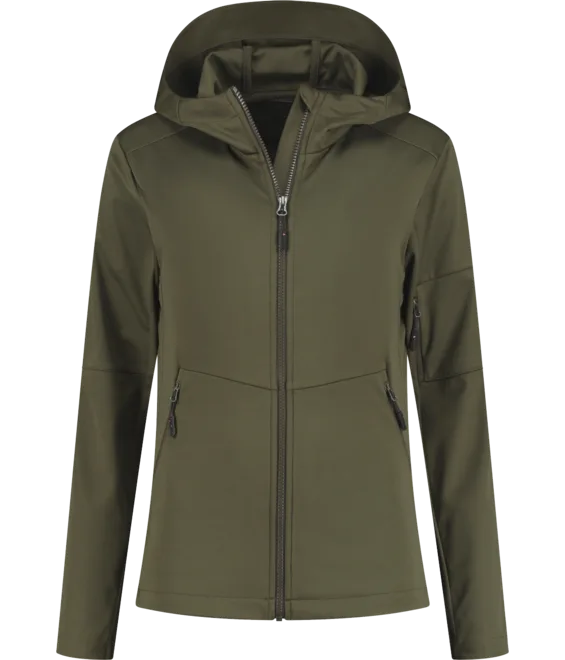Dames Softshell Jas Santino SEATTLE Army