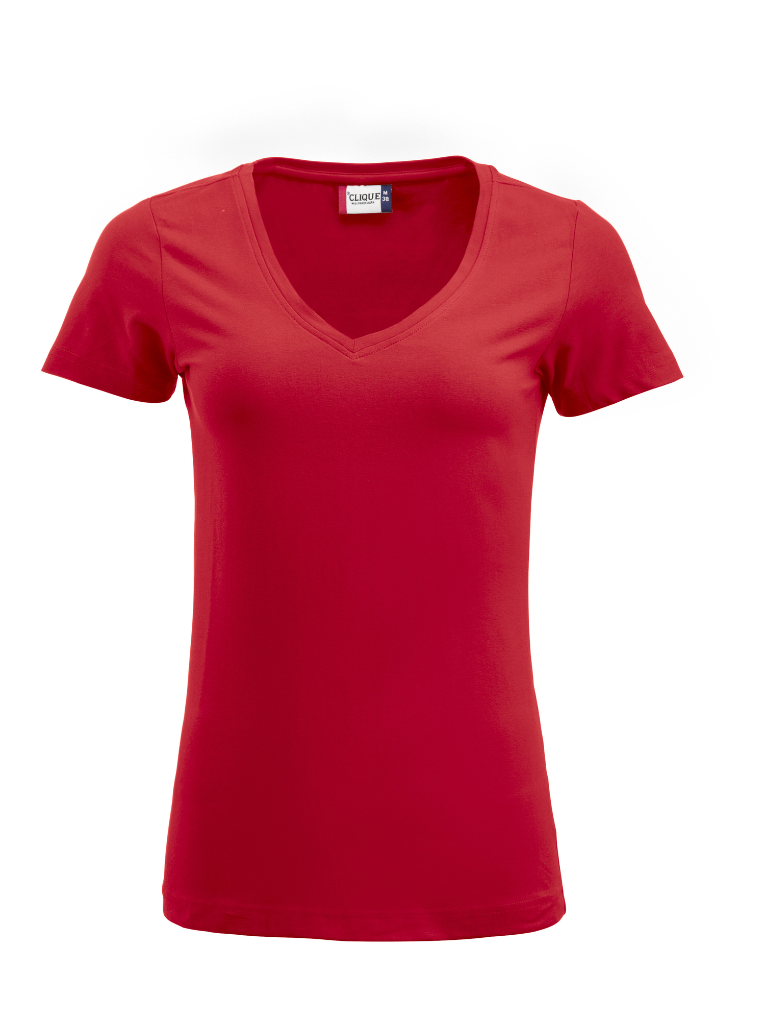Dames T-shirt V hals Clique Arden 029318 - Red