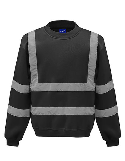Sweater High Visibility HVJ510 Zwart