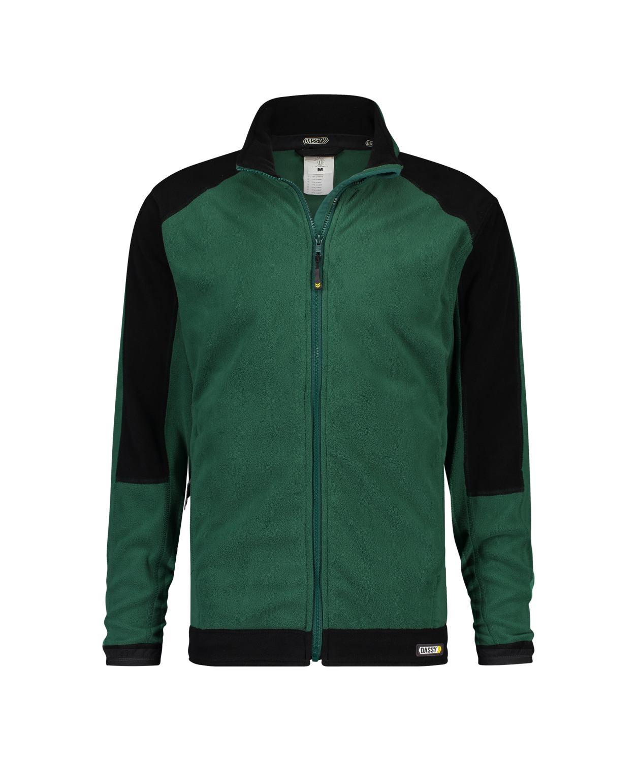 DASSY Fleece Vest Kazan FLESSEN GROEN-ZWART