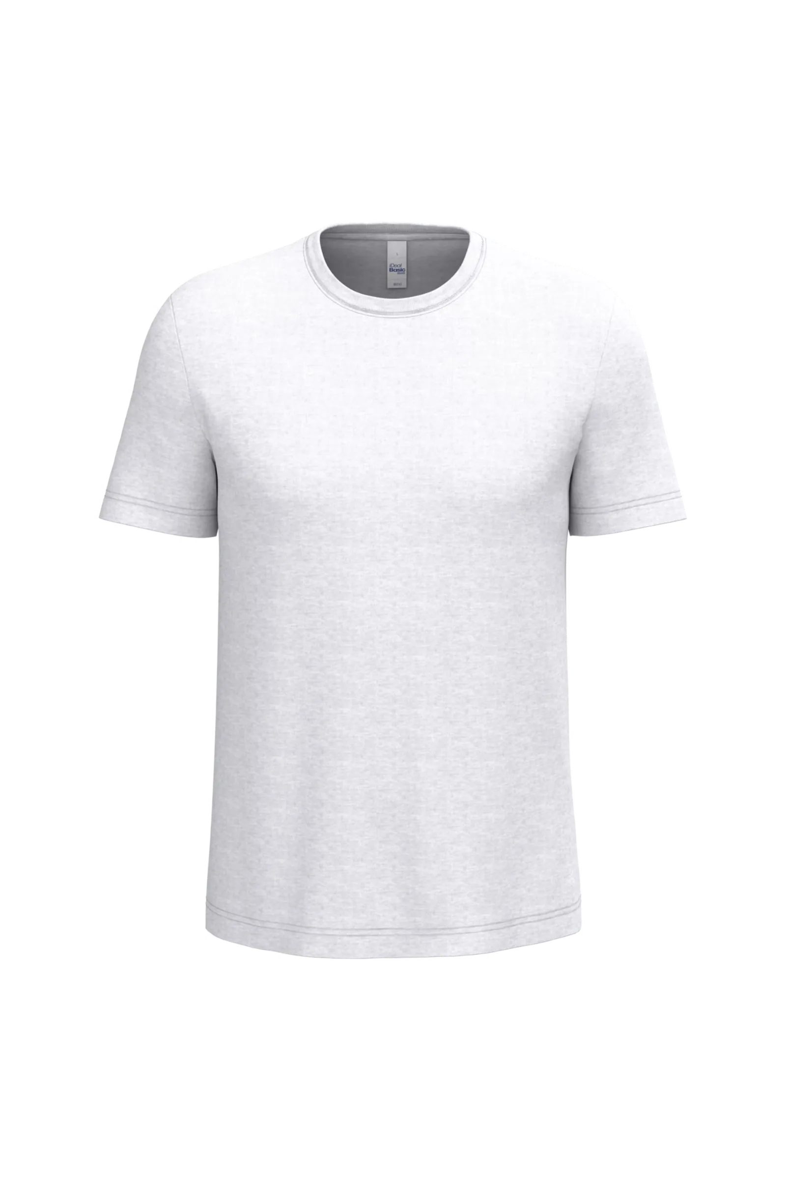 Goedkope heren T-shirt iDeal Basic Brand IB310 in Goedkope heren T-shirt iDeal Basic Brand IB310 - Ideal Ash Heather