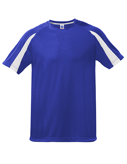 Goedkope Sportshirt Starworld Unisex Contrast SW309 - Deep Royal / White