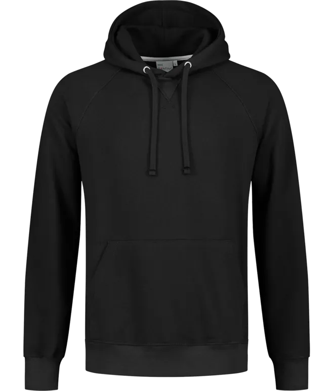 Heren Hooded Sweater Santino Rens in Heren Hooded Sweater Santino Rens Zwart