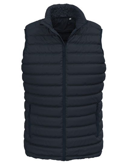 Heren Bodywarmer Stedman Lux Padded Vest ST5430 Blue Midnight