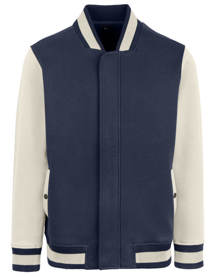 Baseball Jacket HRM Premium 709 - Navy-Off White
