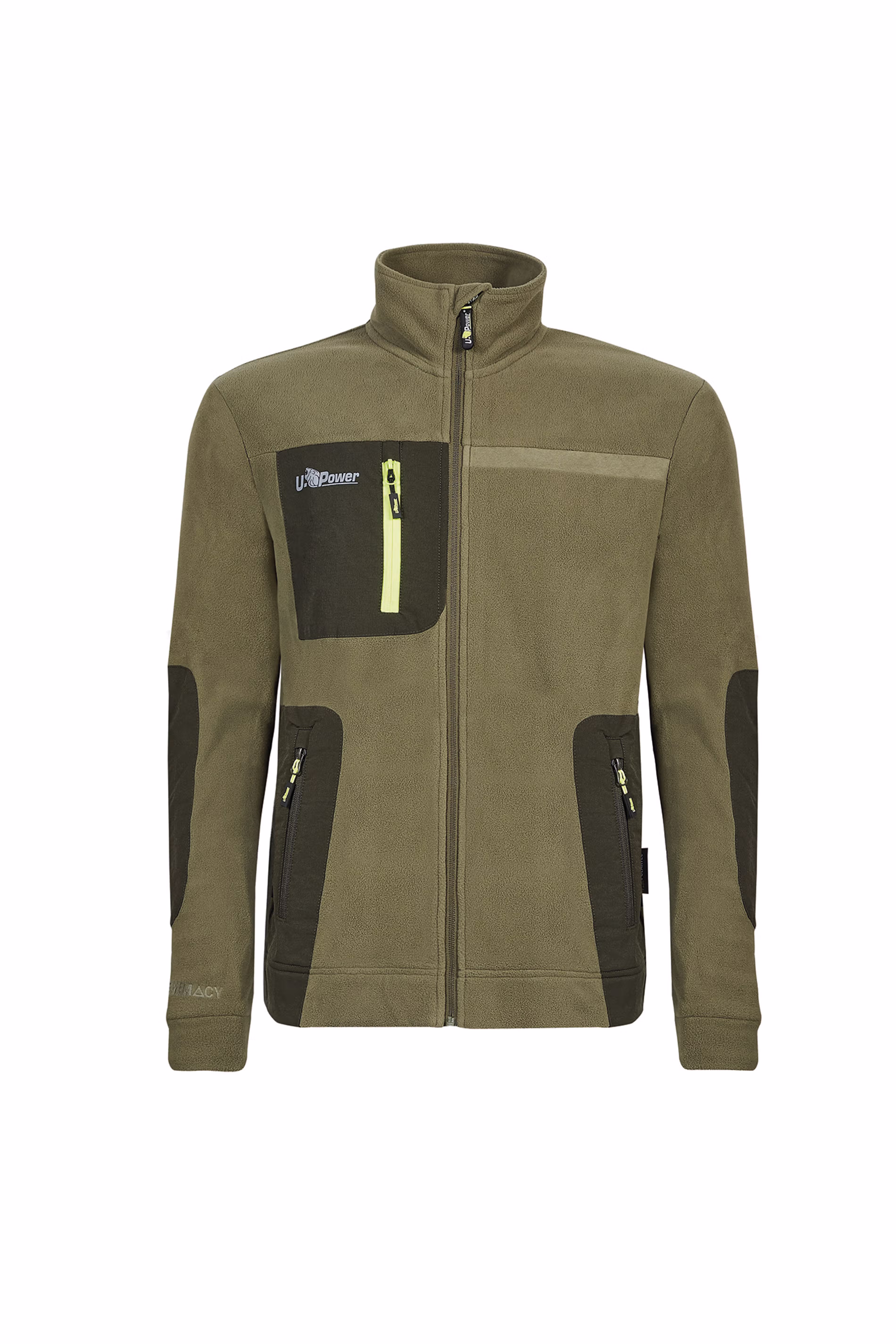 Heren Fleece vest Venus U-POWER UPFU225 - Heren Fleece vest Venus U-POWER UPFU225 BURNT OLIVE