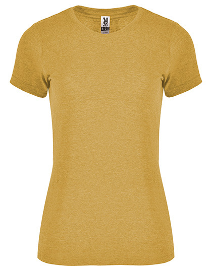 Dames T-shirt FOX Roly CA6661 - Heather Mustard