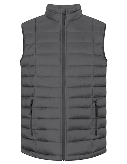 Heren Bodywarmer Promodoro Padded Vest 7634 Steel Grey
