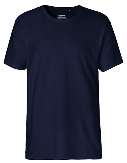 Heren T-shirt Neutral Interlock O61030 - Navy