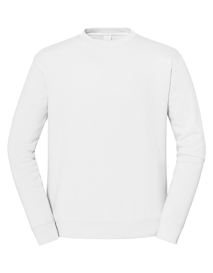 Heren Sweater Fruit of the Loom Iconic set-in Wit