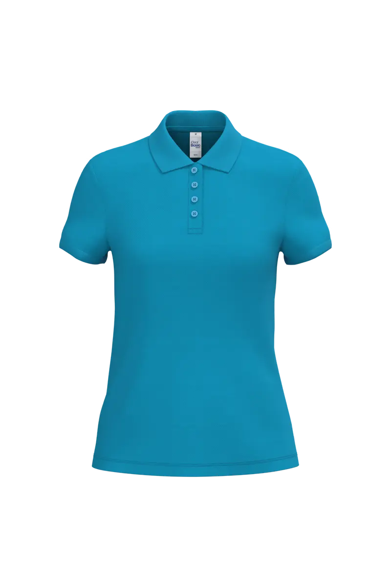 Dames Polo iDeal Basic Brand Atoll Blue