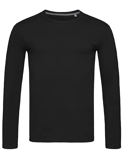 Heren T-shirt Lange Mouw Stedman Clive ST9620 in Heren T-shirt Lange Mouw Stedman Clive ST9620 - Black Opal