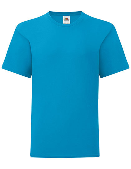 Kinder T-shirt Fruit of the Loom 61-023-0 Iconic - Azure Blue
