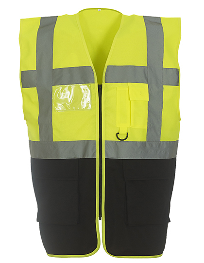 Veiligheidshesjes Yoko HVW801 Hi-Vis Geel-Zwart