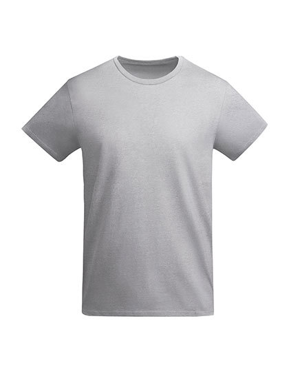 Heren T-shirt Eco Roly Breda CA6698 - Heather Grey