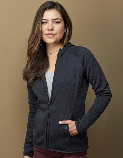 Dames Fleece Vest met Capuchon ST5560