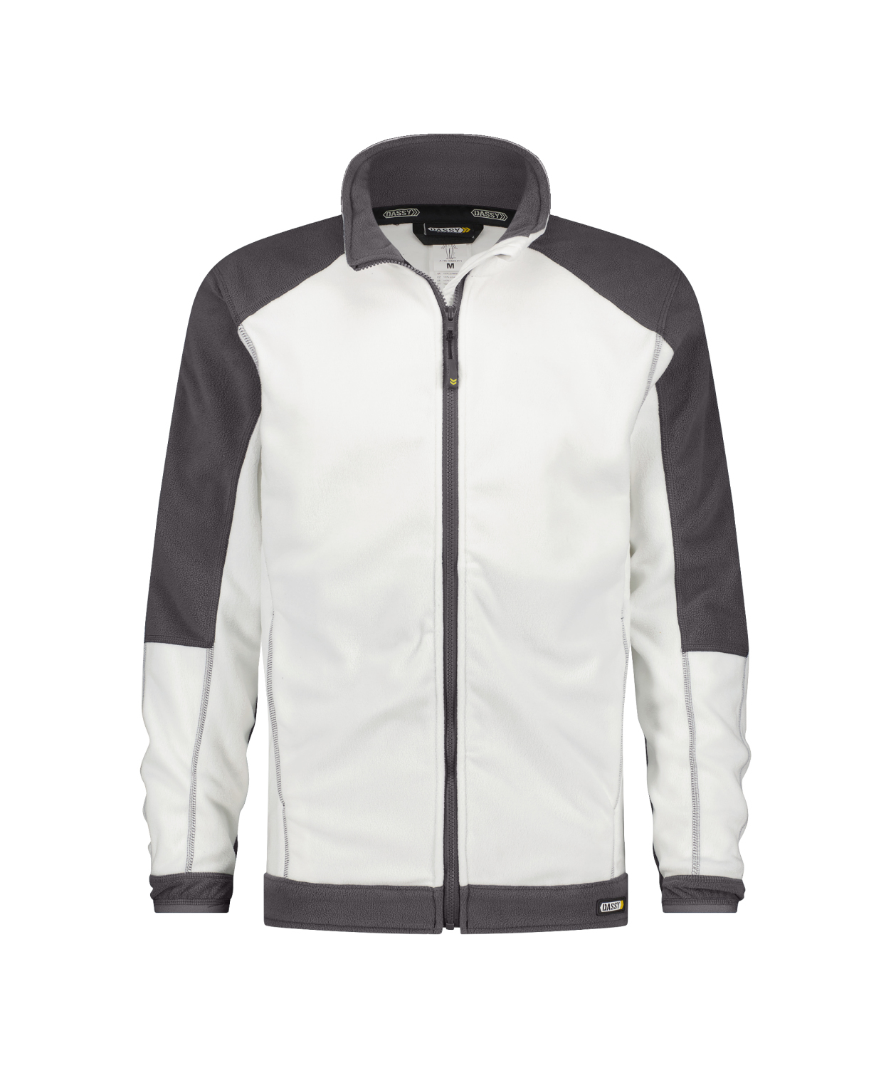 DASSY Fleece Vest Kazan WIT-CEMENT GRIJS