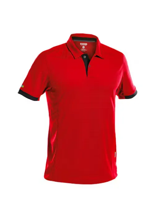 DASSY Polo Traxion 710026 in DASSY Polo Traxion 710026 ROOD-ZWART