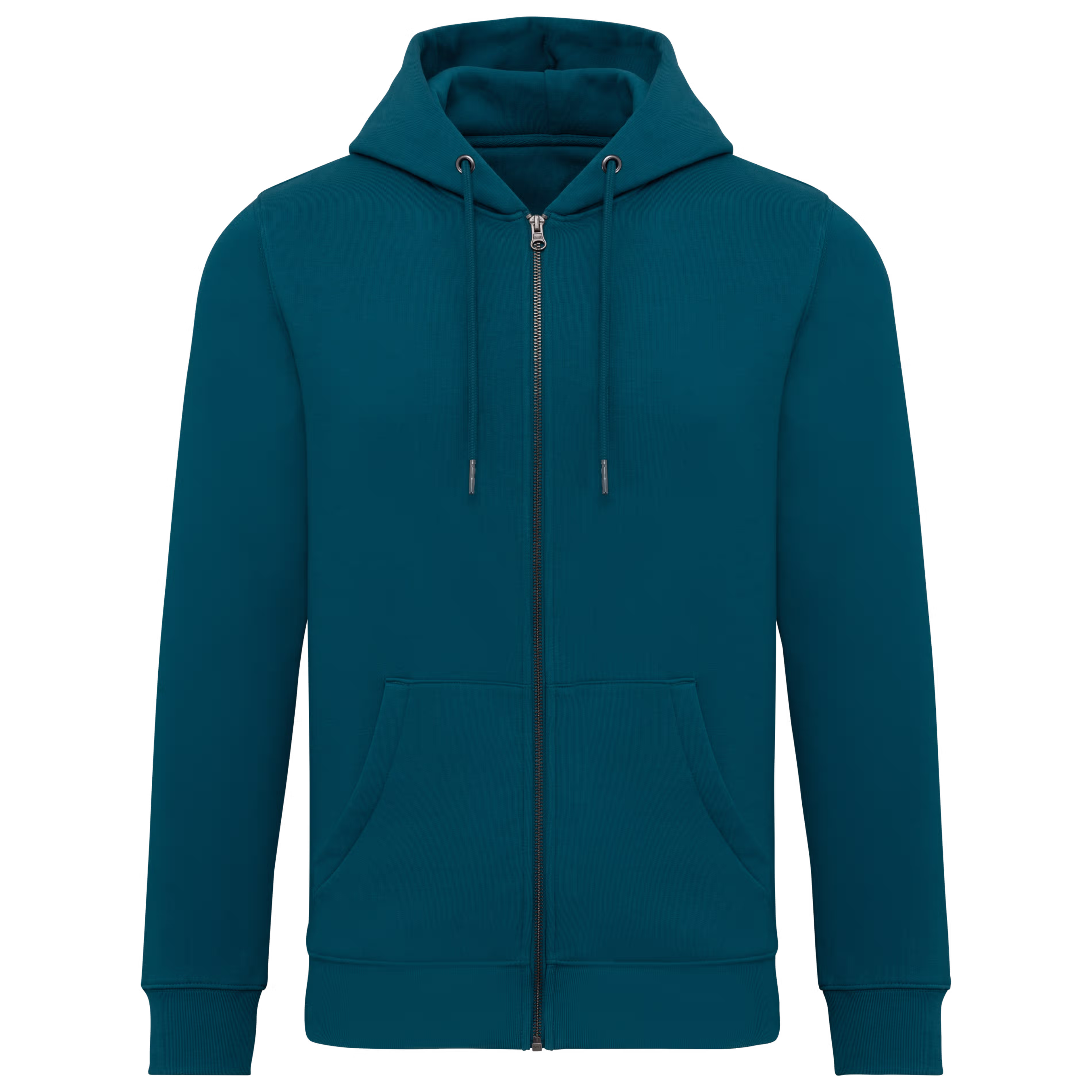 Ecologische Hooded Sweater Full Zip Native Spirit NS402 Peacock Green