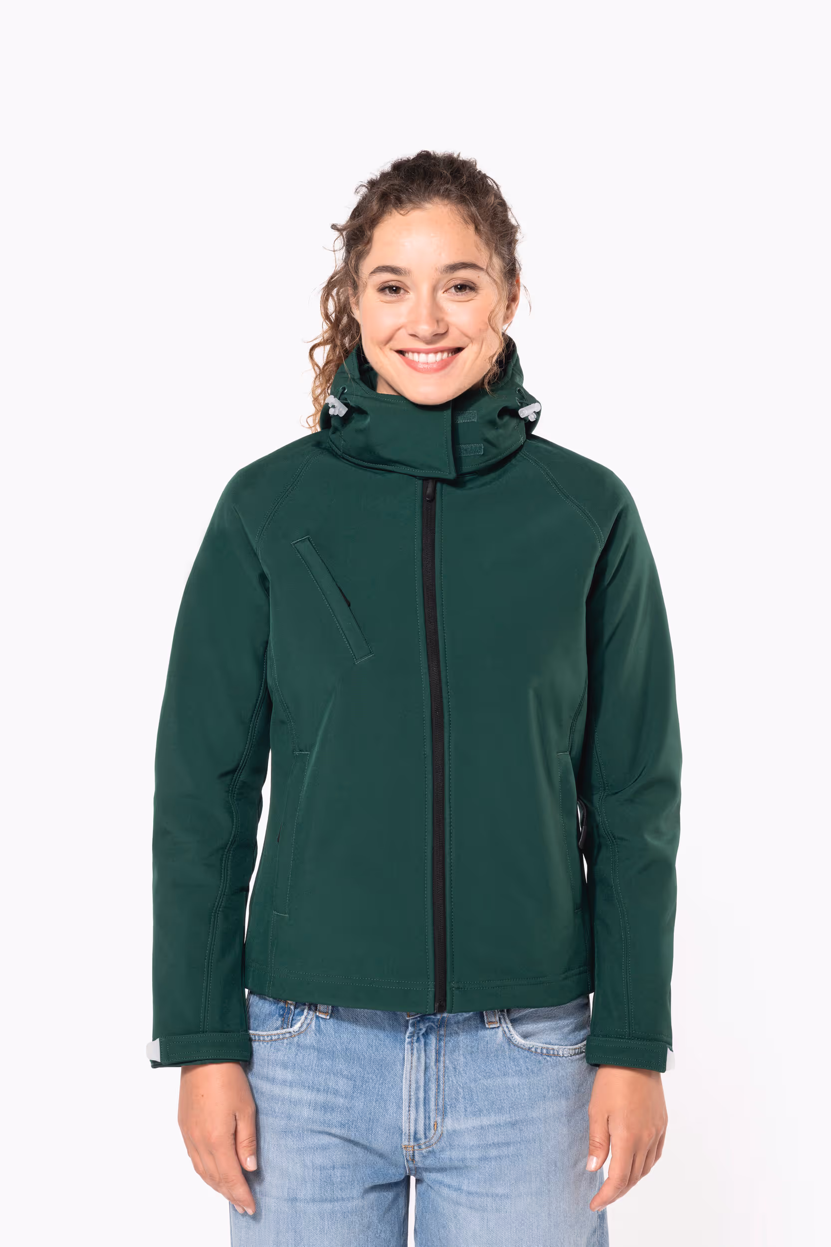 Dames Softshell jas hooded Kariban K414