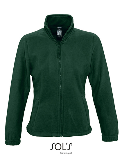 Dames Fleece Vest Sols North 54500 Fir Green