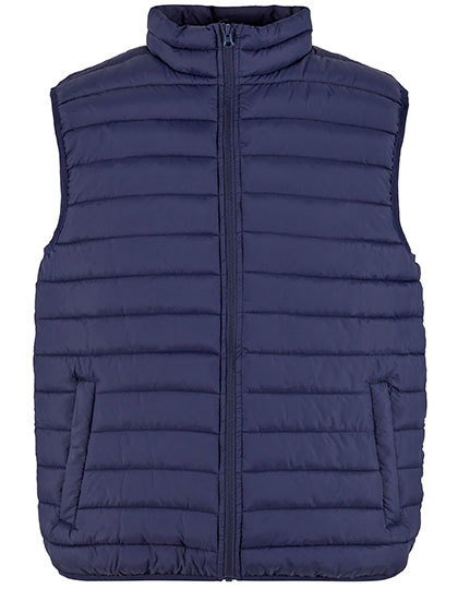 Heren Bodywarmer New Morning Studios Light Puffer Vest NM033 Navy