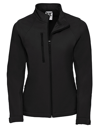 Dames Softshell Jas Russell R-140F-0 zwart