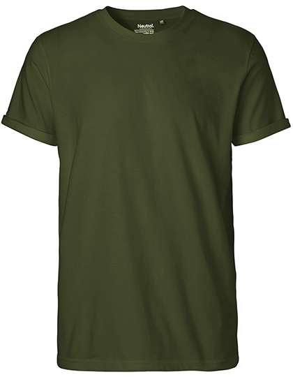 Heren T-shirt Neutral Roll Up O60012 - Military