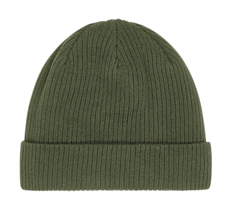 Muts Biologisch Cotton Beanie Beechfield B50 Olive Green